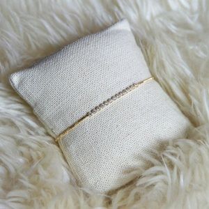 Jules Smith Daisy Chain Bracelet NWT 14K GoldPlate